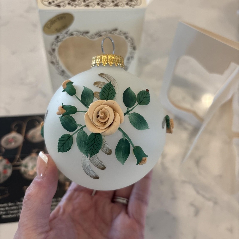 Krebs Germany Perfect Harmony‎ Glass Ornament 1995/1999 Signed Numbered Frosted